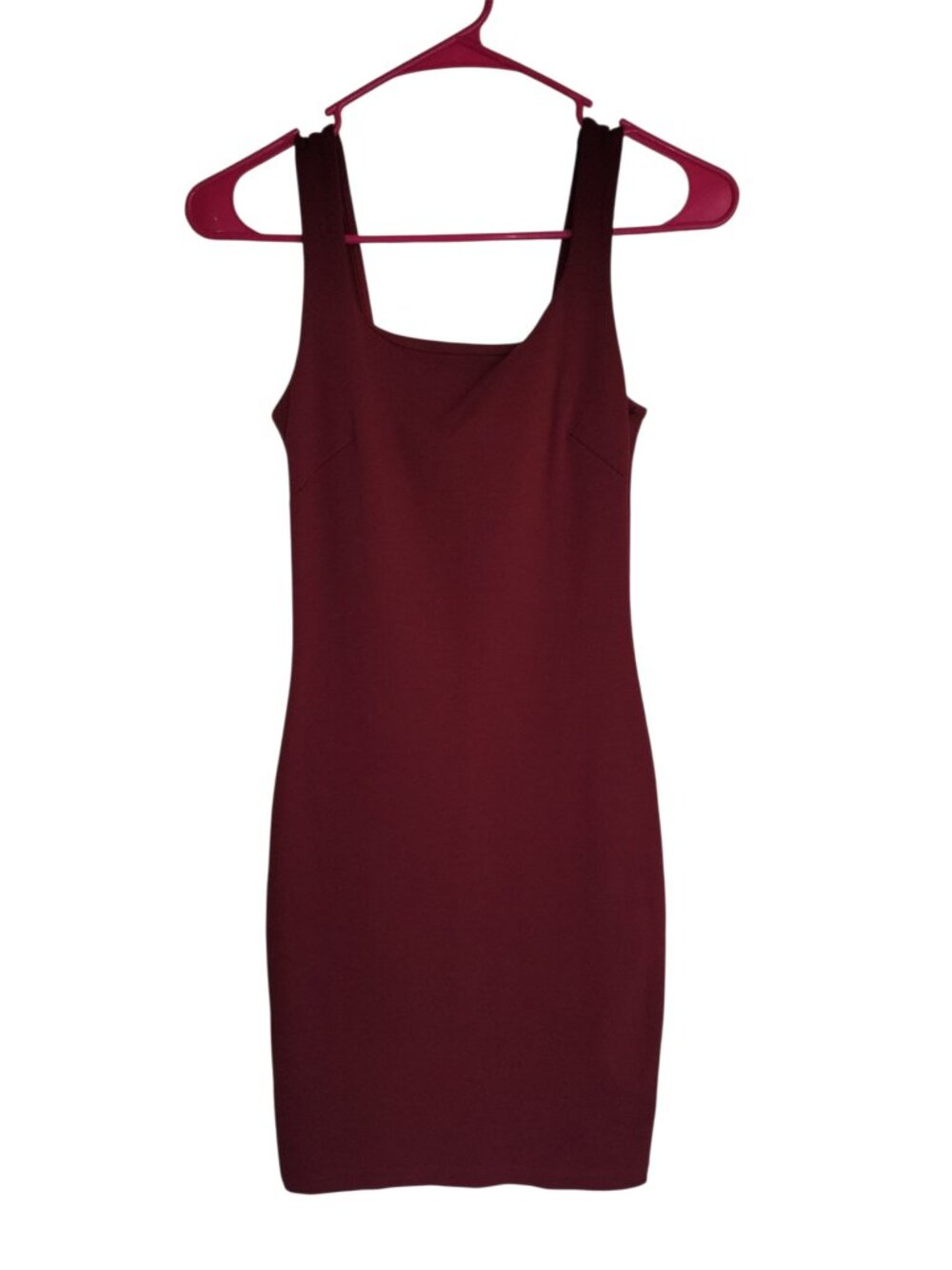 UK2LA Maroon Bodycon Mini Dress Women's Size S